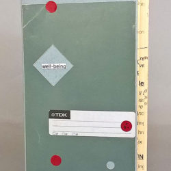 Prioritaire, (outside) 2013, 8.75 x 15.5 x 4.25", mixed media/artists' book