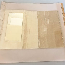 Gossamer, (outside) 2014, 12 x 22 x 12", mixed media artists' book