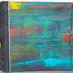 Reading Color VI, (outside) 2016, 7.5 x 17 x 8", mixed media/artists' book