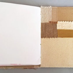 White Patch, (inside) 2015, 6.75 x 10 x 5", mixed media/artists' book