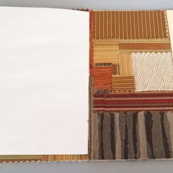 Patch Work, (inside) 2015, 8 x 12 x 6", mixed media/artists' book