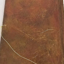 Red Jewel, (detail/outside) 2016, 8.5 x 12.25 x 6", mixed media/artists' book