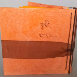 SHOCK TOP, (outside) 2015, 5.75 x 12.25 x 6", mixed media/artists' book