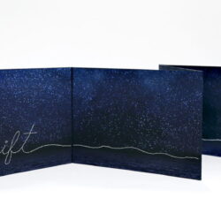 "drift", collaboration with Luciana Abait, (exterior), 2020, 9.73 x 68 x 13.5", mixed media artists' book
